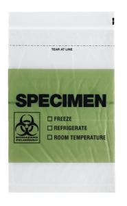colored biohazard specimen bags